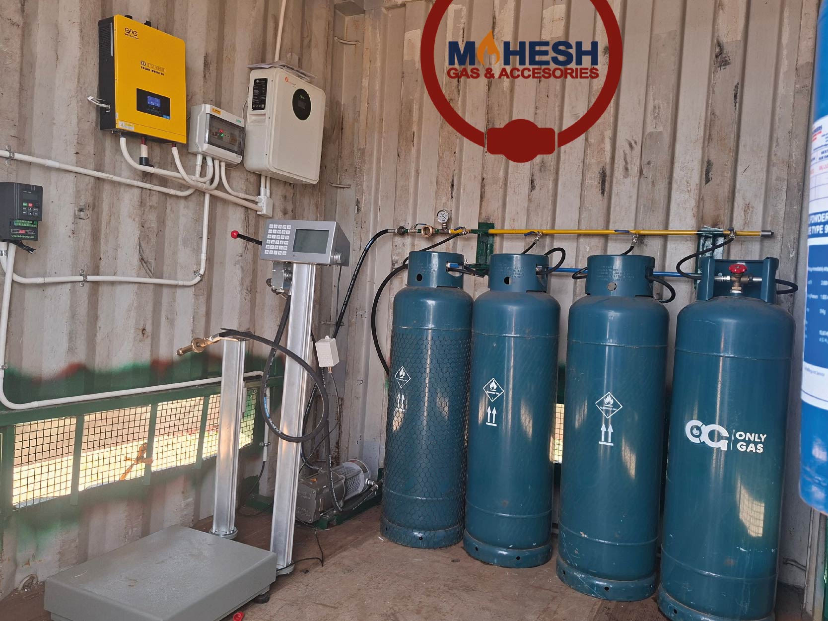 Lodge commercial gas piping and tanks Zimbabwe