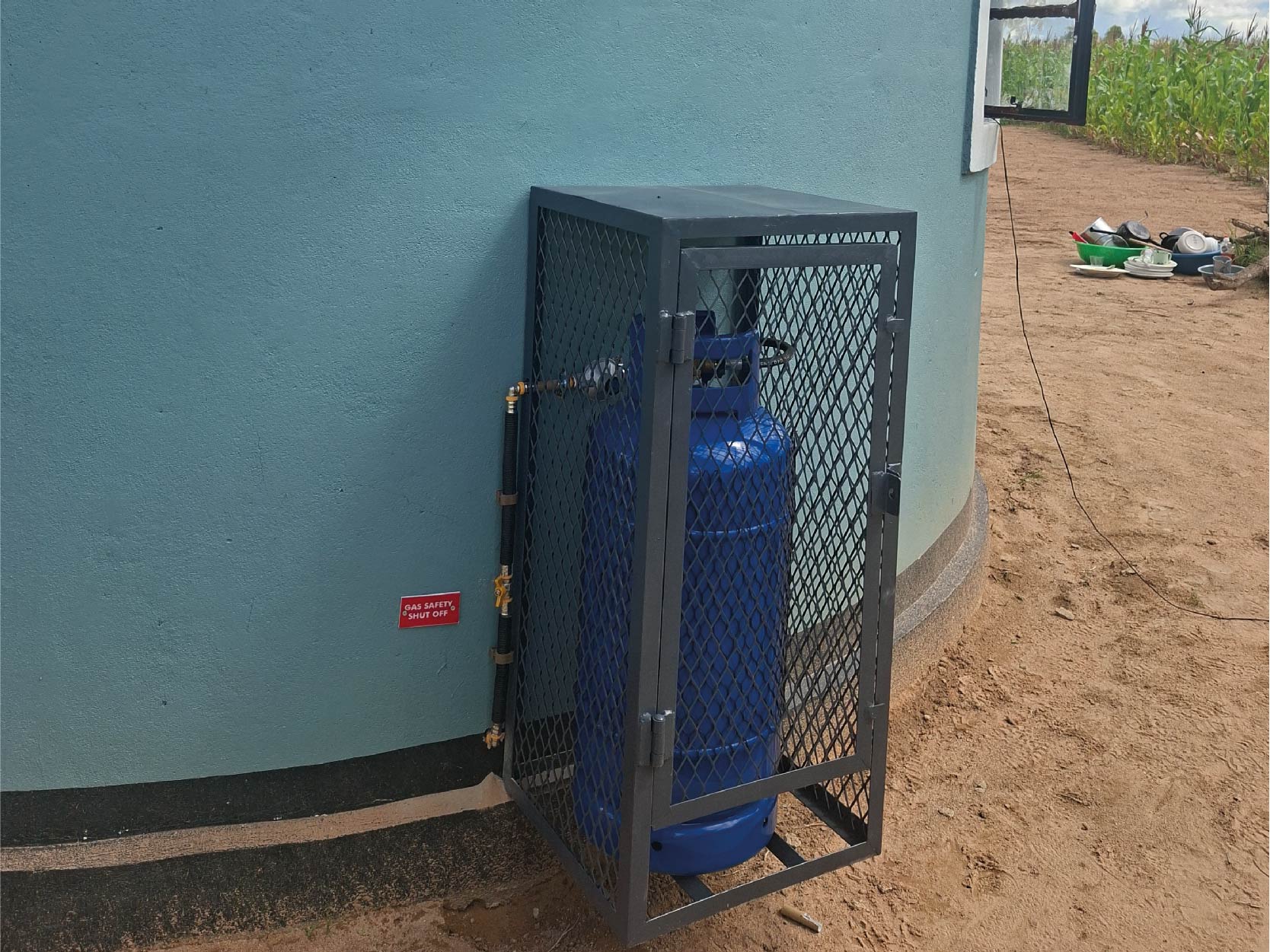 Gas line piping installation Harare