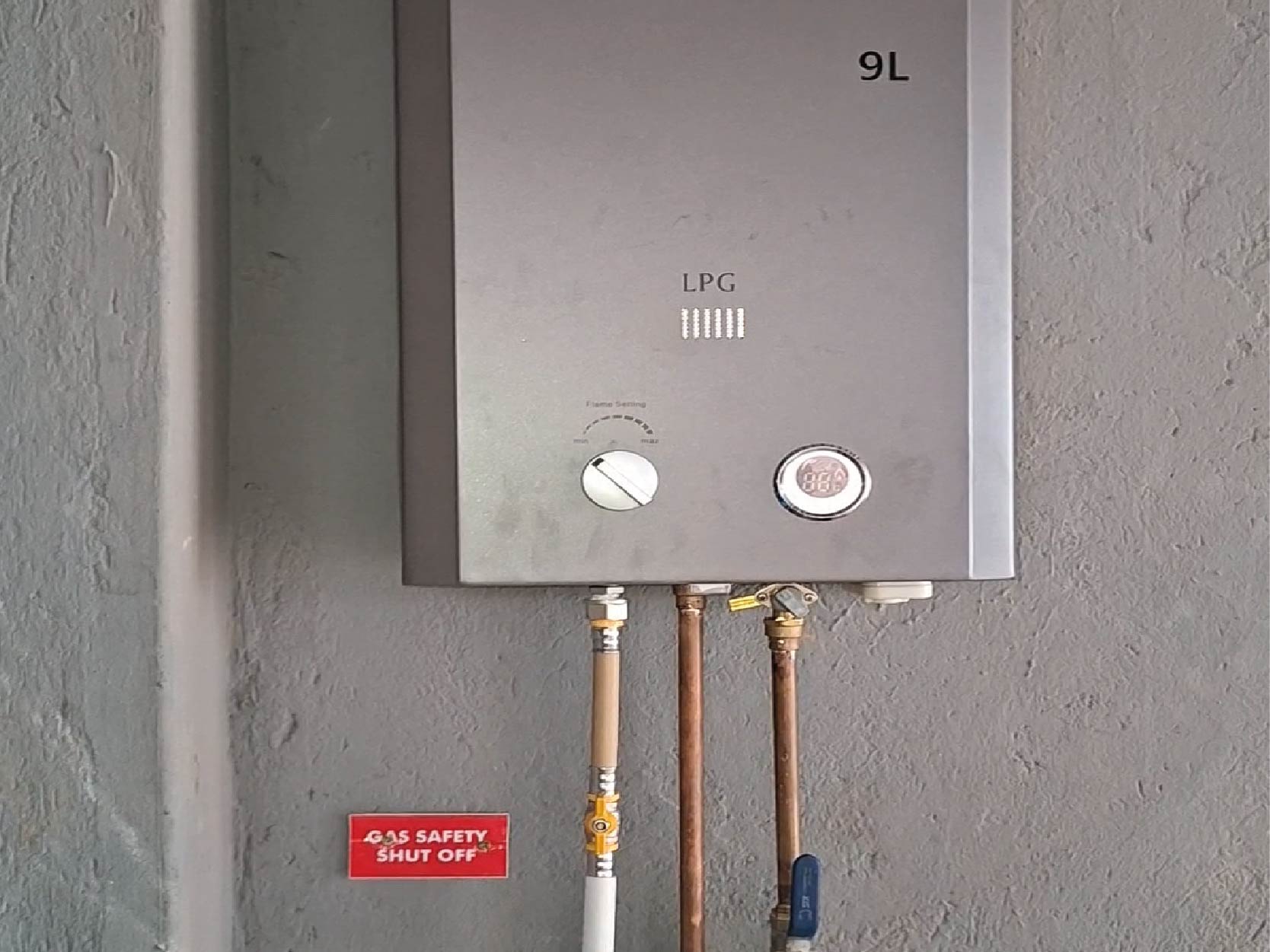 Instant gas water heater installation Harare