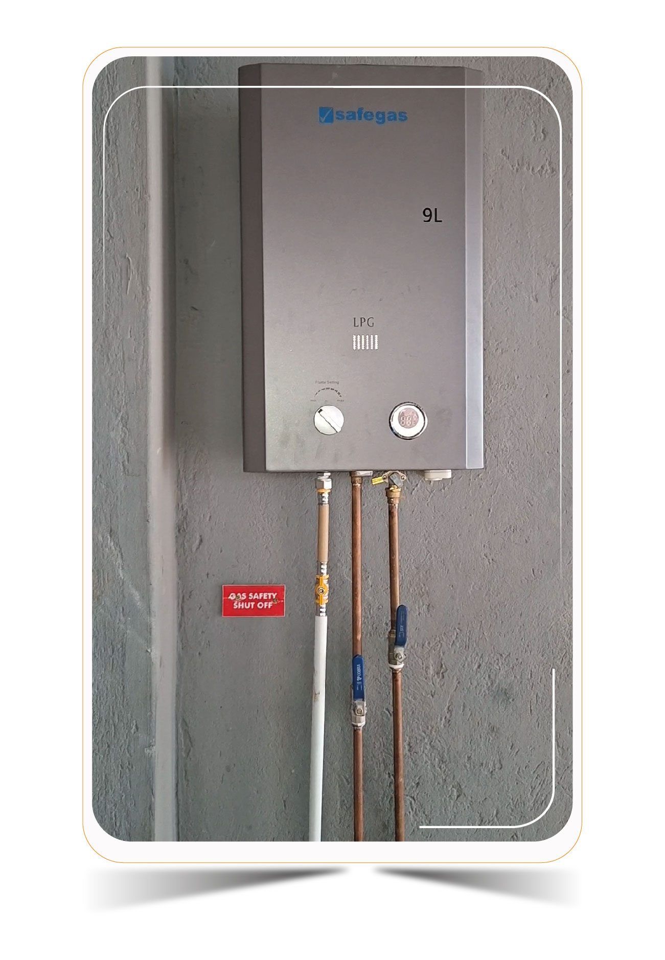 LPG Instant Gas Geyser Installation Harare Zimbabwe